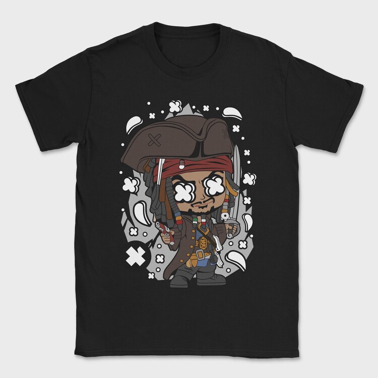 Pirate Captain Chic, Tricou Barbati (Unisex)