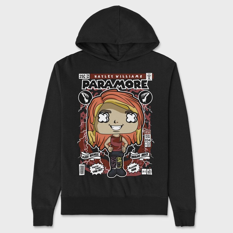 Paramore Punk Pop, Hanorac Oversize Barbati (Unisex)