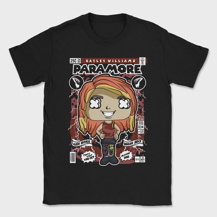 Paramore Punk Pop, Tricou Barbati (Unisex)