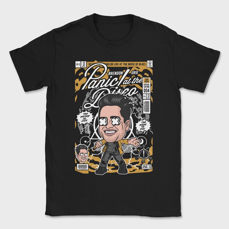 Panic At The Disco Comic, Tricou Barbati (Unisex)