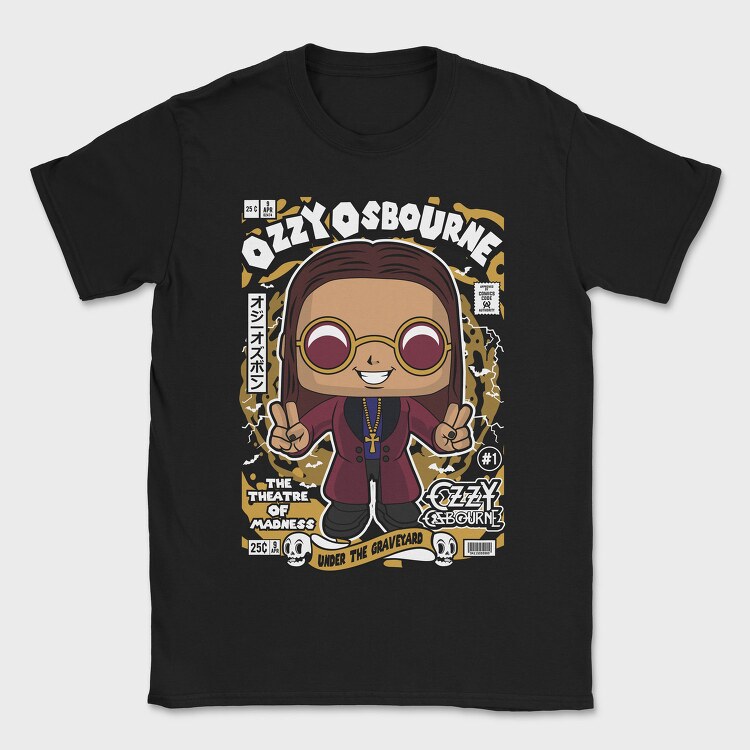 Ozzy Pop Culture, Tricou Barbati (Unisex)
