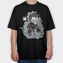 Ninja Warrior Strike, Tricou Oversize Barbati (Unisex)