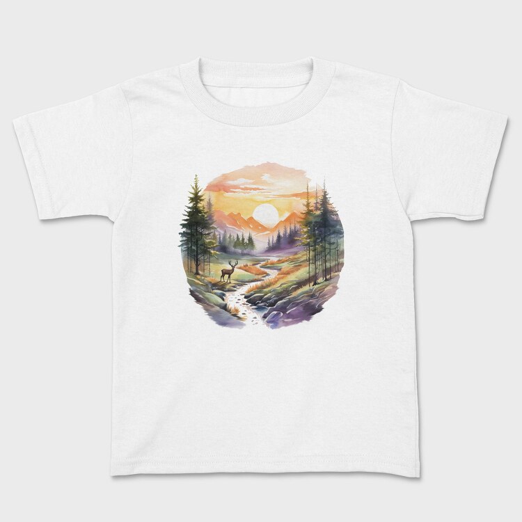 Forest Landscape Trees, Tricou Copii