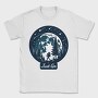 Forest Night Hike Hiking Moon, Tricou Barbati (Unisex)