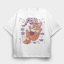 Fox Anatomy Pillow, Tricou Oversize Barbati (Unisex)