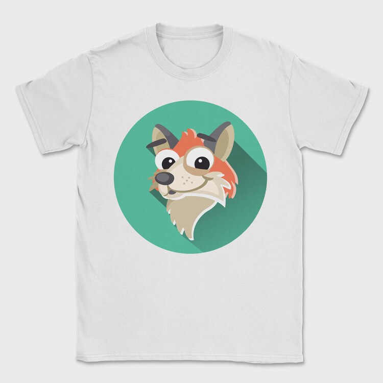 Fox Face Icon, Tricou Barbati (Unisex)