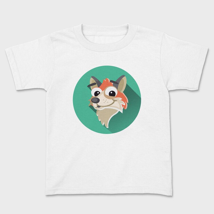Fox Face Icon, Tricou Copii