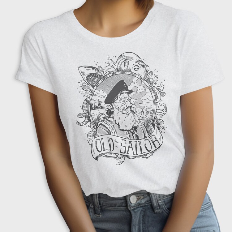 Old Sailor Black, Tricou Femei