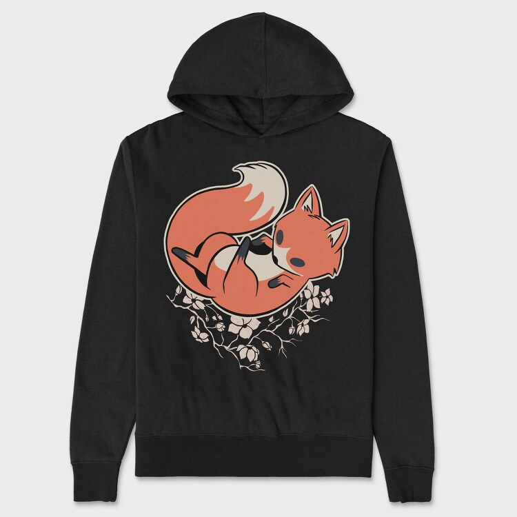 Fox Sakura, Hanorac Oversize Barbati (Unisex)