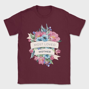 Watercolor Flowers Mother, Tricou Barbati (Unisex)