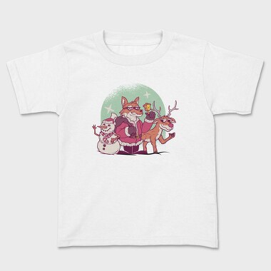 Fox Santa Christmas, Tricou Copii