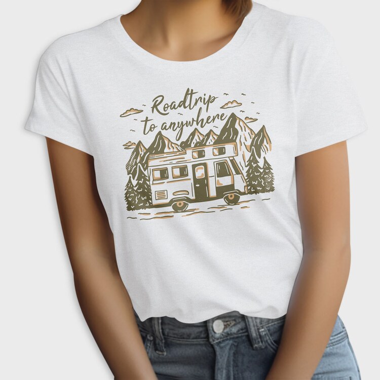 Roadtrip to Anywhere, Tricou Femei