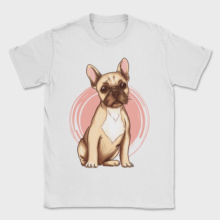 French Bulldog (2), Tricou Barbati (Unisex)