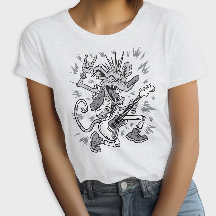 Rat Guitar Rock, Tricou Femei