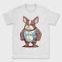 French Bulldog Cartoon Bodybuilder, Tricou Barbati (Unisex)