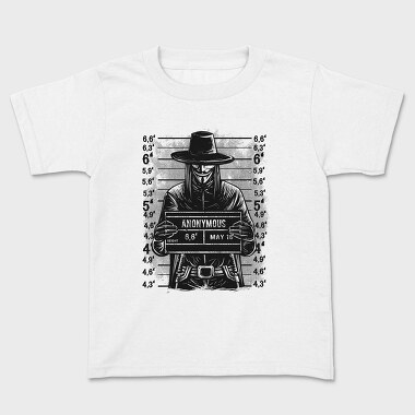 Anonymous Mugshot, Tricou Copii