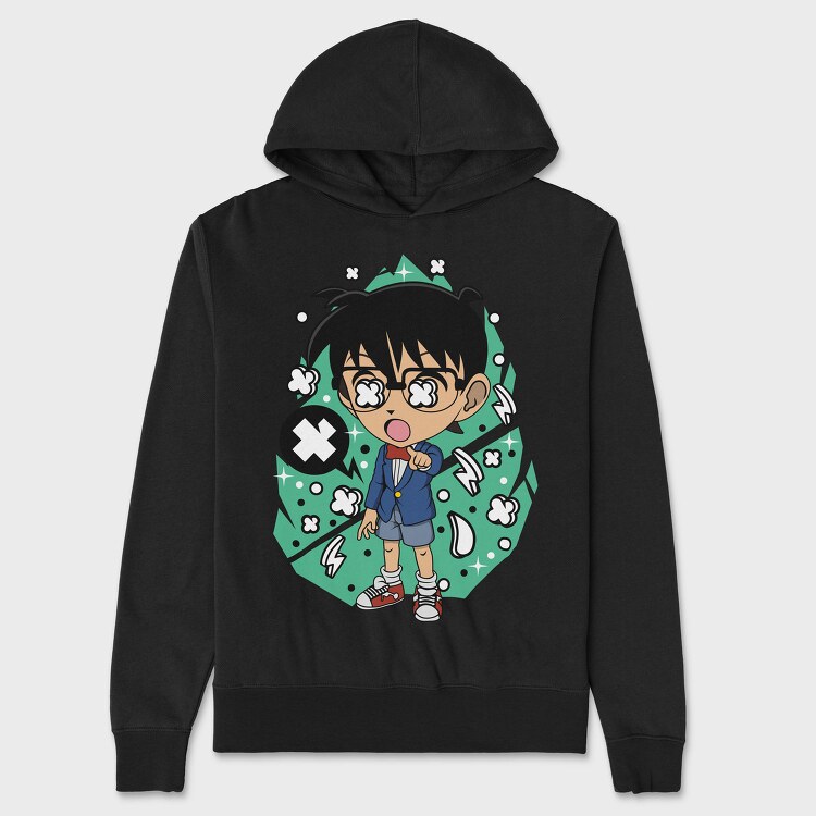 Nerd Chic Pop, Hanorac Oversize Barbati (Unisex)