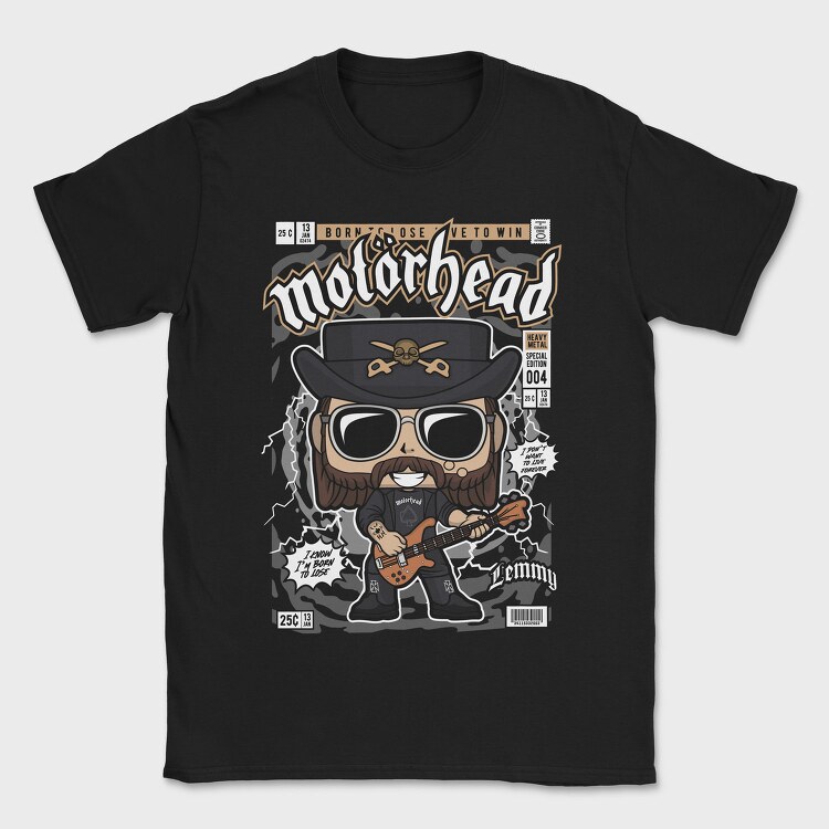 Motorhead Rockstar, Tricou Barbati (Unisex)