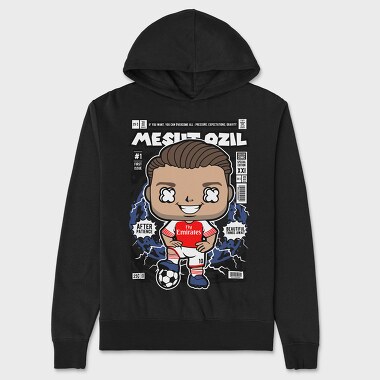 Mesut Ozil Comic, Hanorac Oversize Barbati (Unisex)