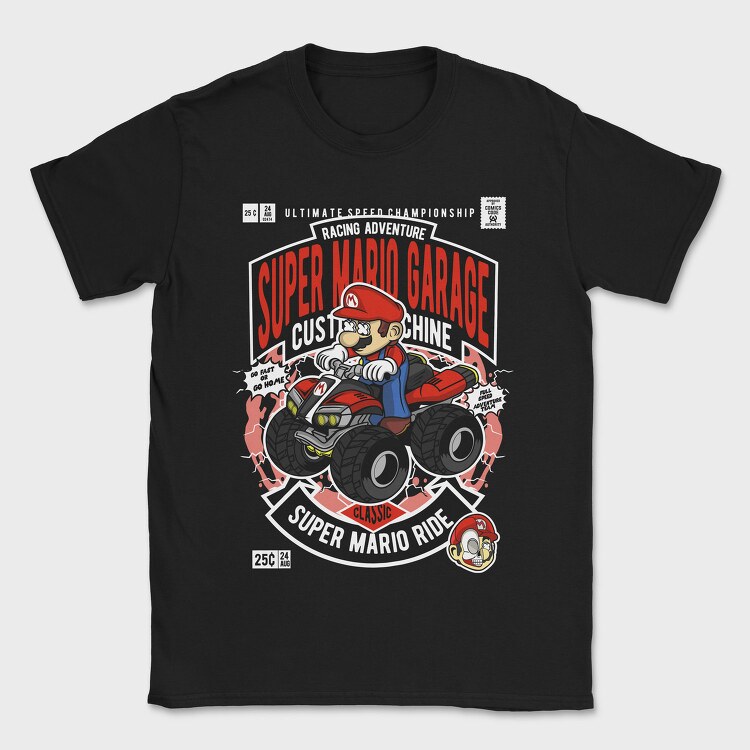 Mario Monster Race, Tricou Barbati (Unisex)