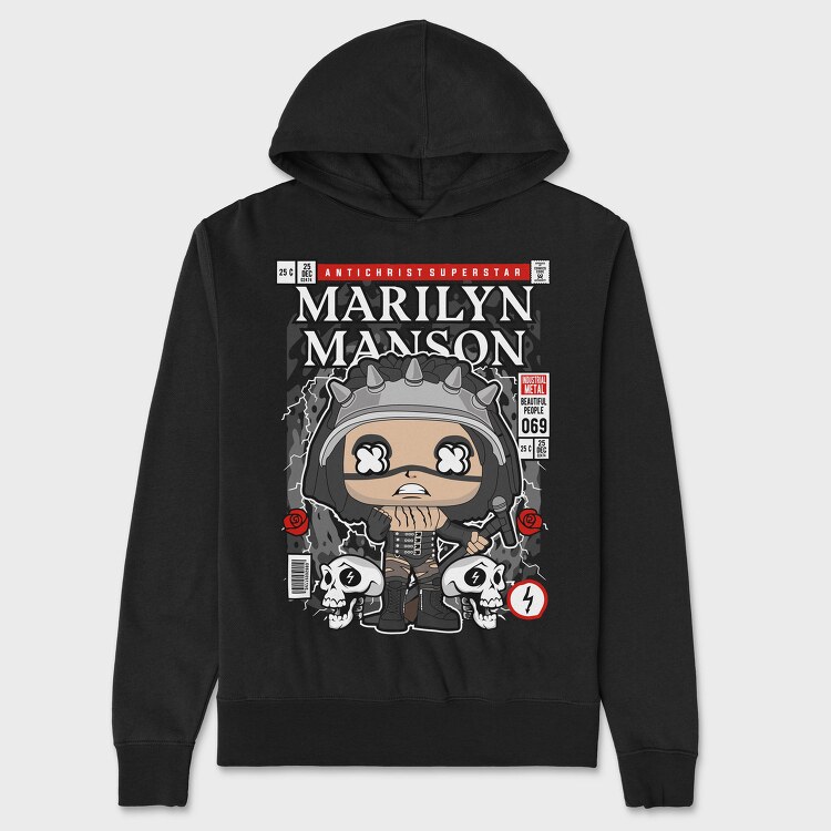 Mansons Edge, Hanorac Oversize Barbati (Unisex)