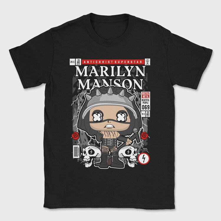 Mansons Edge, Tricou Barbati (Unisex)