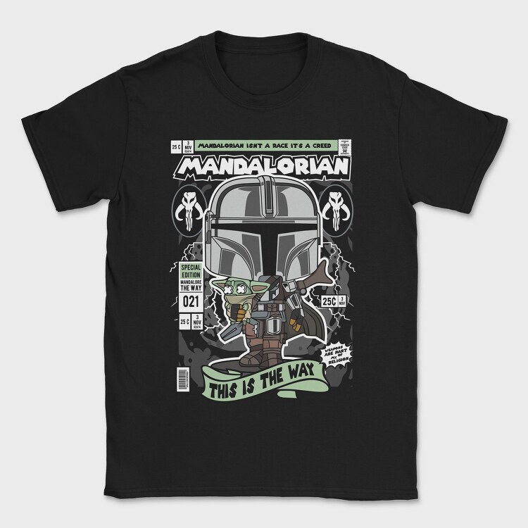 Mandalorian Way, Tricou Barbati (Unisex)