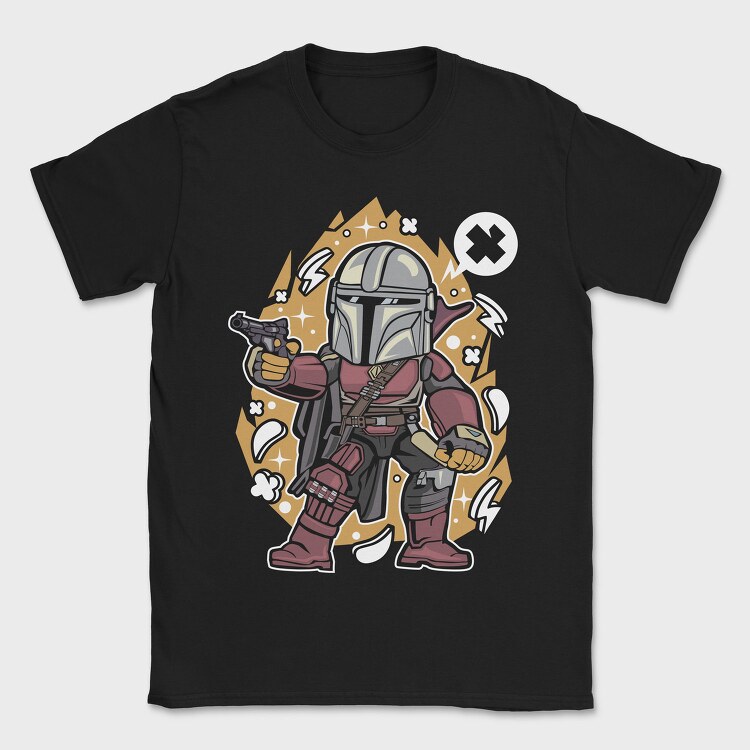 Mandalorian Blast, Tricou Barbati (Unisex)