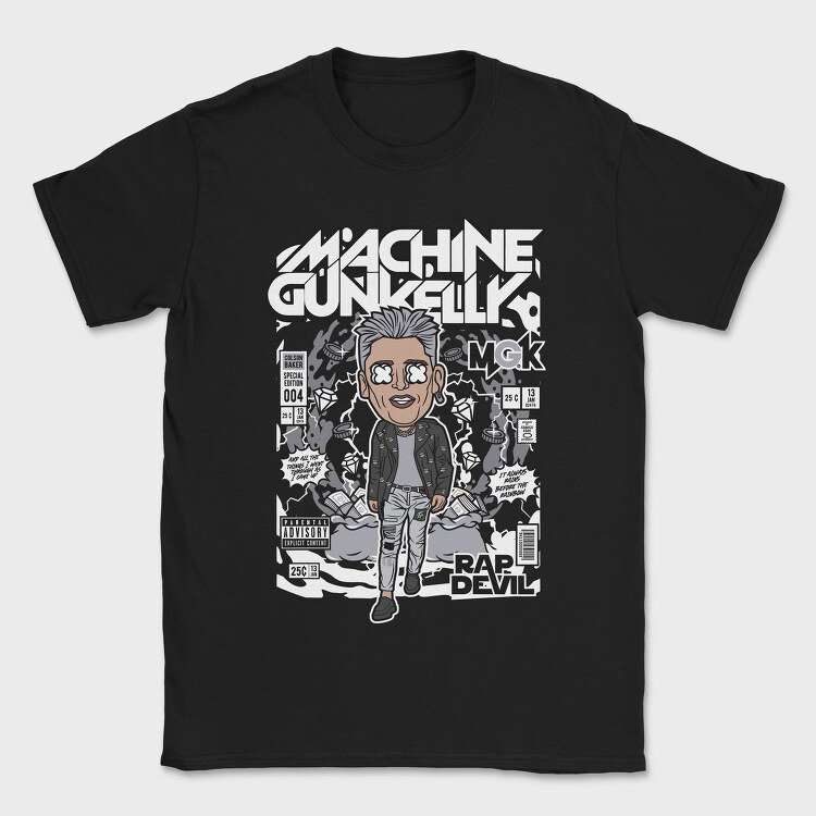 Machine Gun Kelly Rap, Tricou Barbati (Unisex)
