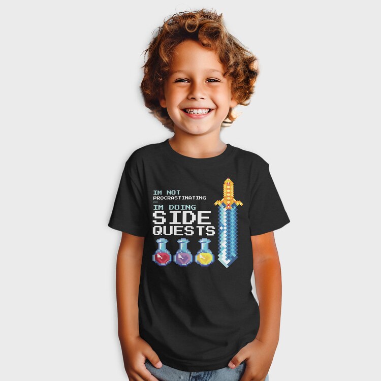 Pixel Side Quests, Tricou Copii