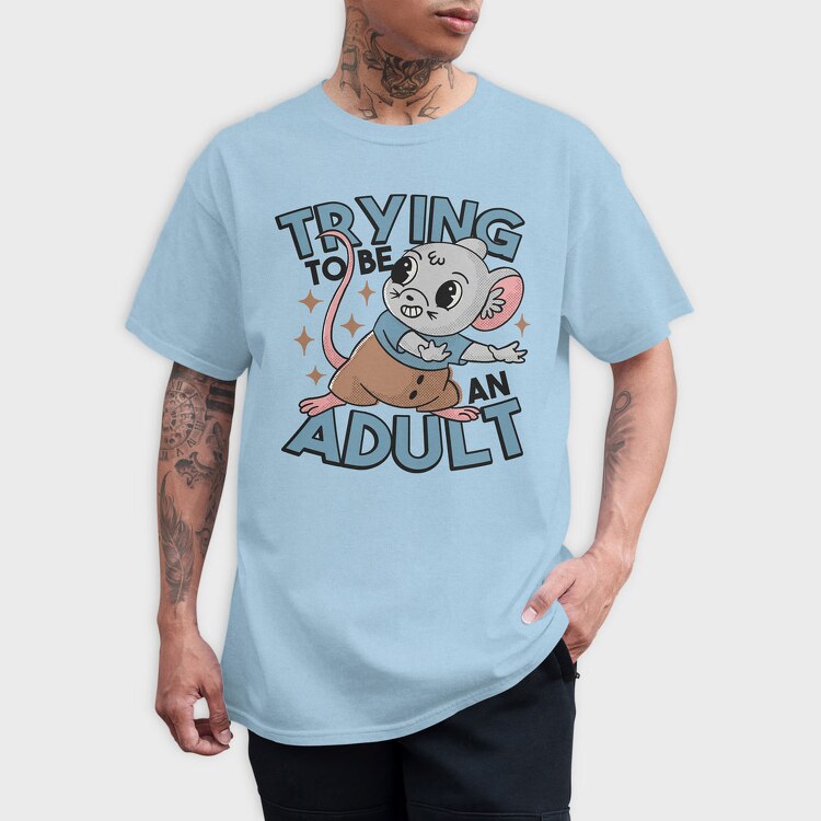 Rat Trying to Be an Adult, Tricou Barbati (Unisex)
