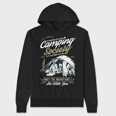 Camping Society, Hanorac Oversize Barbati (Unisex)