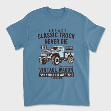 Classic Truck, Tricou Barbati (Unisex)