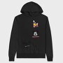 Mickey Mouse Stripes, Hanorac Oversize Barbati (Unisex)
