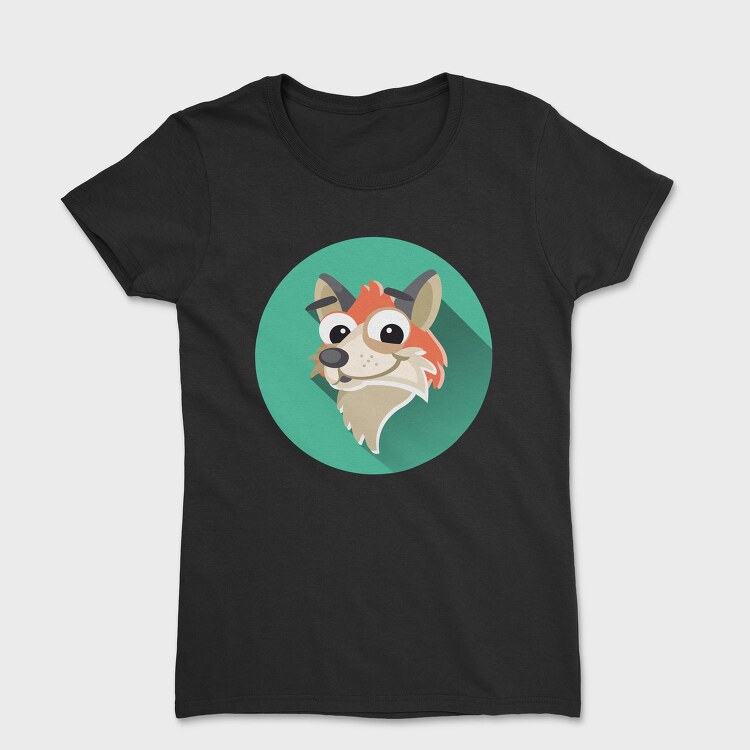 Fox Face Icon, Tricou Femei