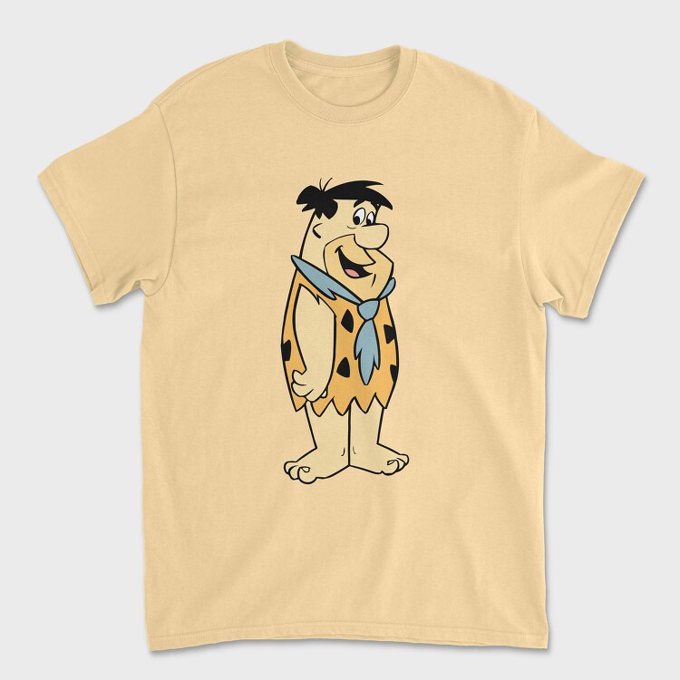 Cartoon Retro the Flintstones 1, Tricou Barbati (Unisex)