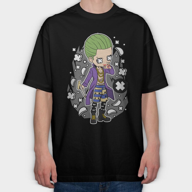 Jokers Edge, Tricou Oversize Barbati (Unisex)