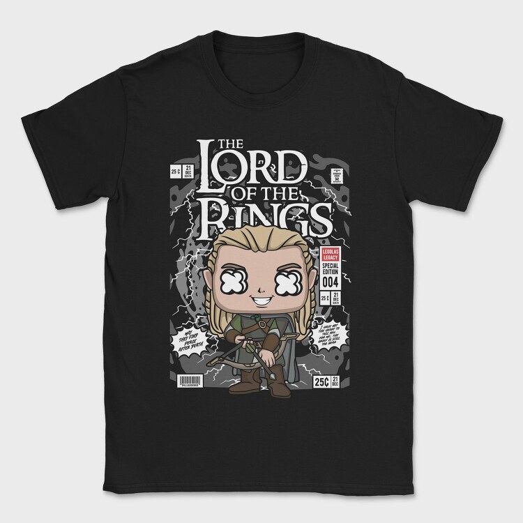 Lord Of The Rings Pop Art, Tricou Barbati (Unisex)