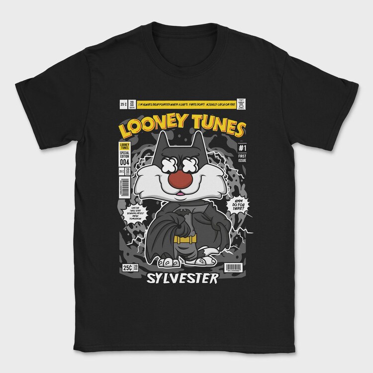 Looney Tunes Batman, Tricou Barbati (Unisex)
