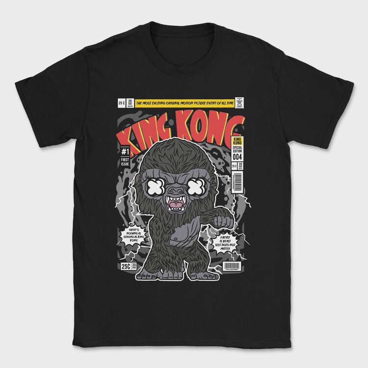 King Kong Roar, Tricou Barbati (Unisex)