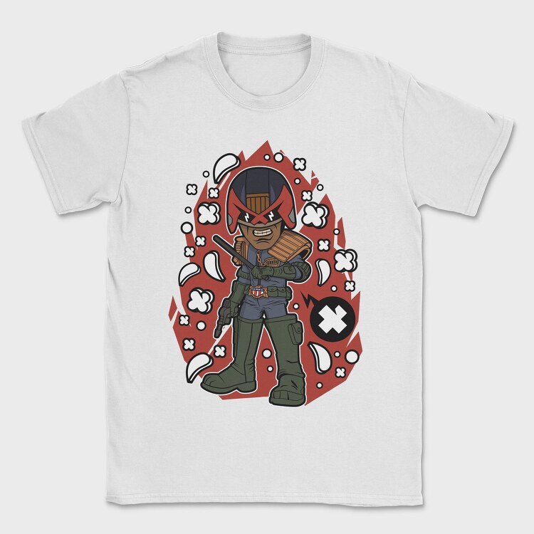 Judge Dredd Revolution, Tricou Barbati (Unisex)