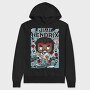 Jimi Hendrix Rock Star, Hanorac Oversize Barbati (Unisex)