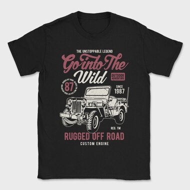 Go Into The Wild, Tricou Barbati (Unisex)