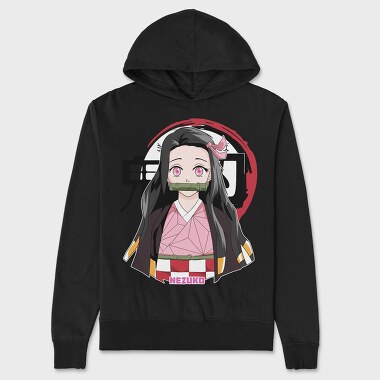 Nezuko Kimono, Hanorac Oversize Barbati (Unisex)