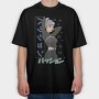 Neon Wolf Howl 3, Tricou Oversize Barbati (Unisex)