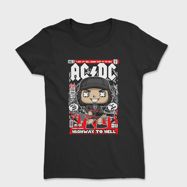 Highway To Hell Rockstar, Tricou Femei