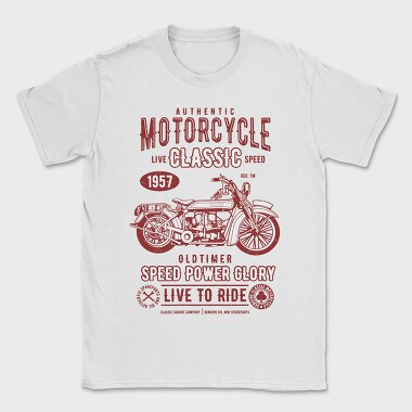 Motorcycle Classic, Tricou Barbati (Unisex)