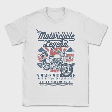 Motorcycle Legend, Tricou Barbati (Unisex)