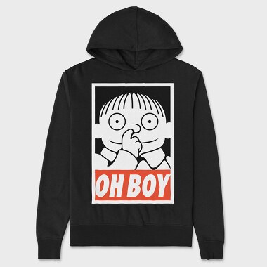 Oh Boy Oh Boy, Hanorac Oversize Barbati (Unisex)