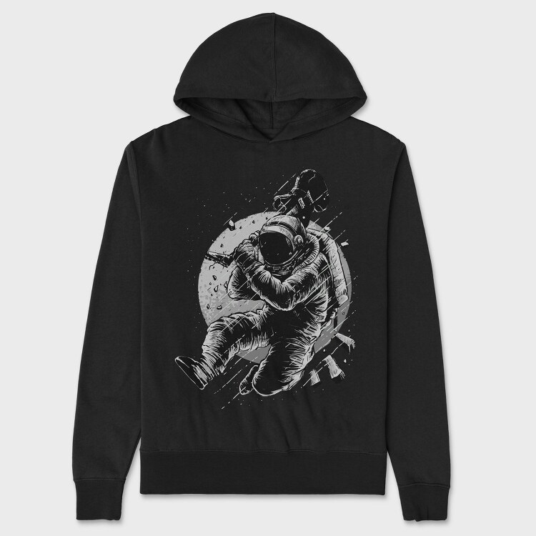No Music, Hanorac Oversize Barbati (Unisex)